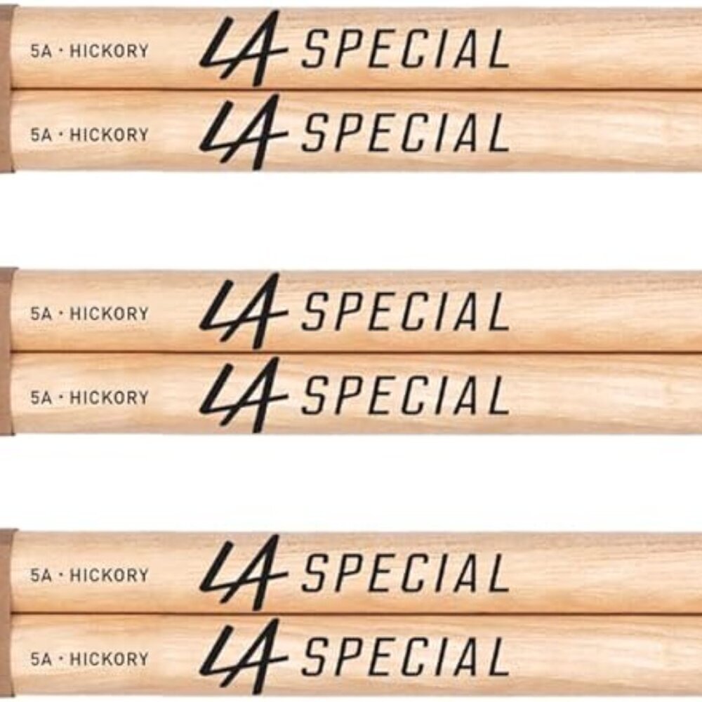 LA Specials Drum Sticks - 5A Drumsticks - Drum Sticks Set for Acoustic Drums or
